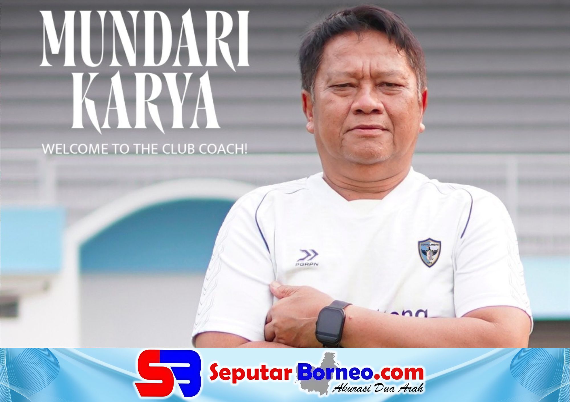 Pengumuman penunjukan Pelatih Kepala Isenmulang Kalteng FC, Mundari Karya. FOTO: SCREENSHOT INSTAGRAM ISENMULANG KALTENG FC/SB